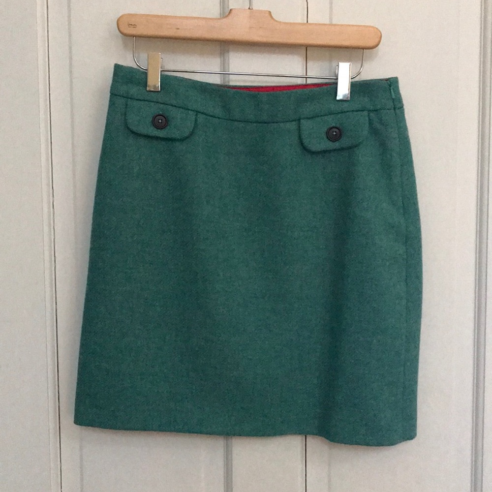Boden wool tweed skirt
